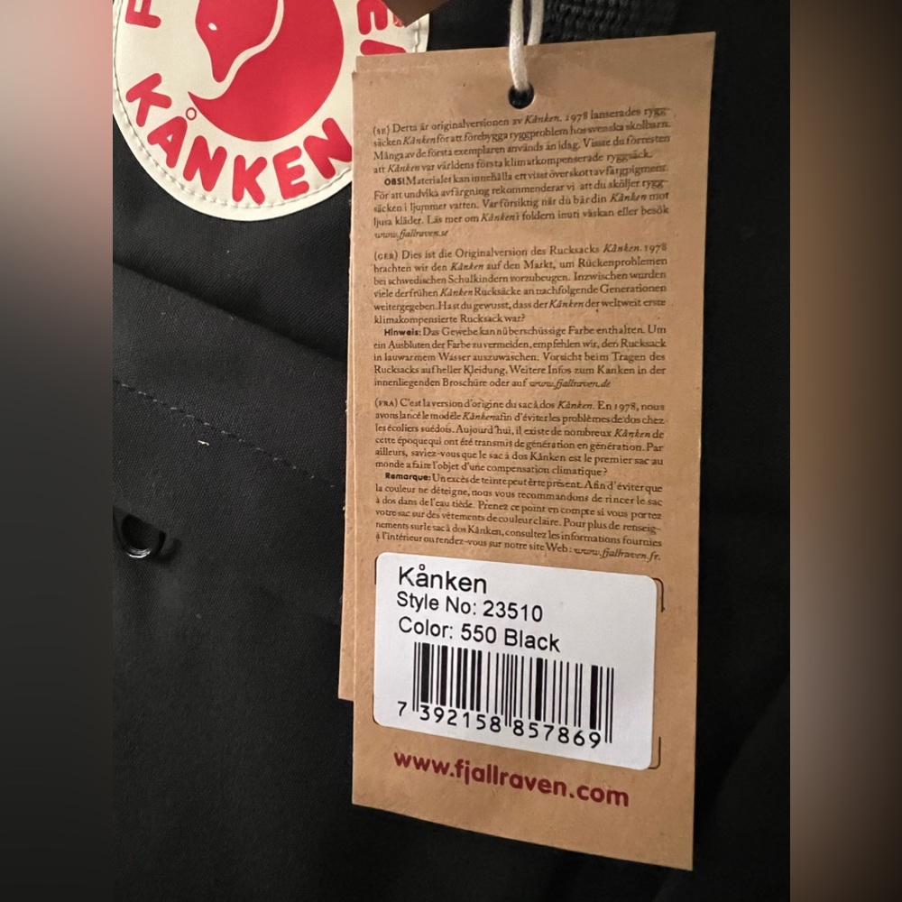 Brand New Fjallraven Kanken - Picture 4 of 4